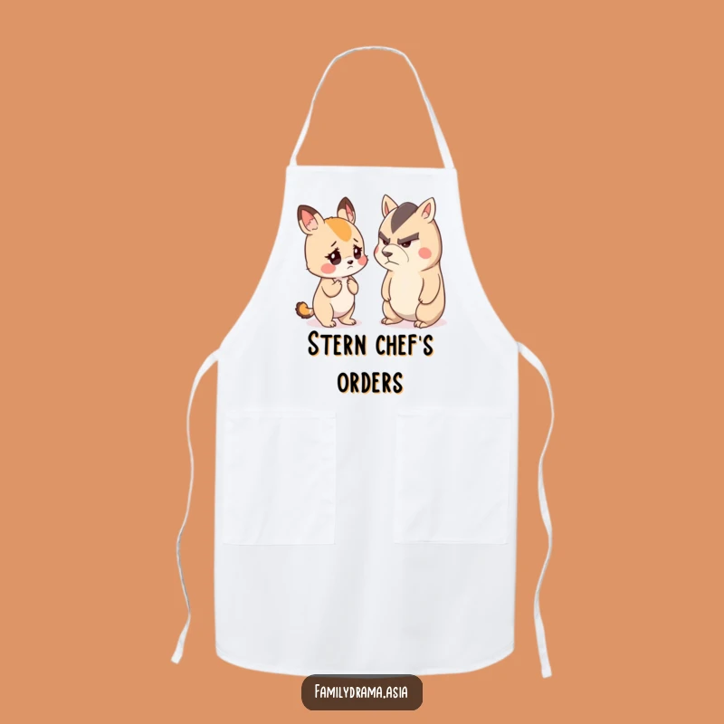 Funny Stern Dad Lizard Apron: Cook with Authority, A Hilarious Reptile Gift