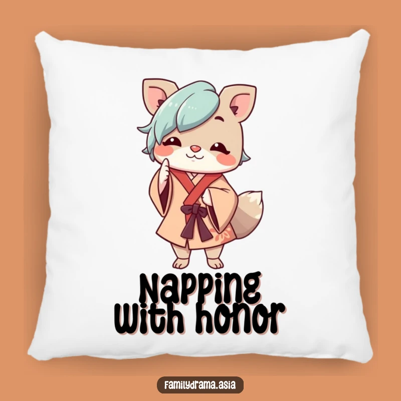 Funny Cheerful Animal Pillow: Cuddle Up with This Respectful Nod's Charm