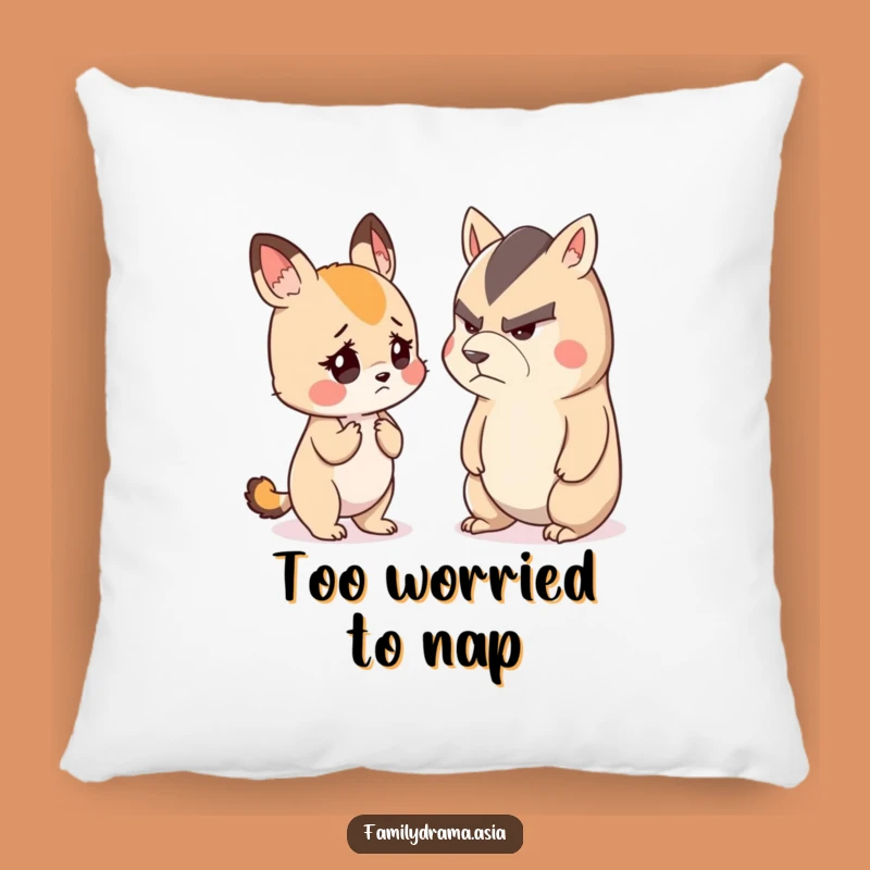 Funny Worried Animal Pillow: Cuddle Up with This Stern Talk's Humor