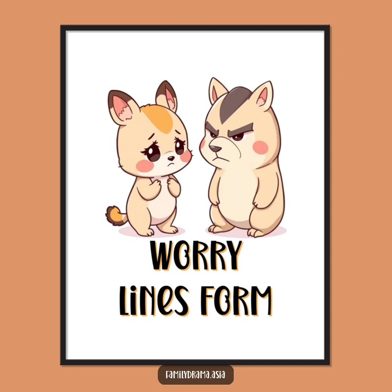 Funny Animal Conversation Digital Print: Humorous Art for Instant Cheer