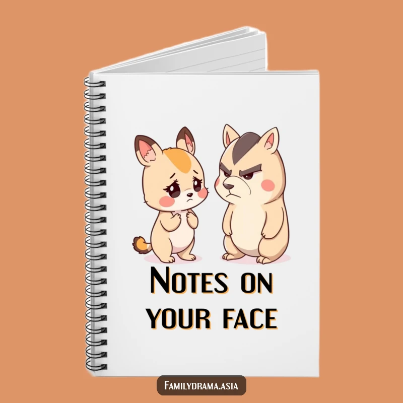 Funny Worried Animal Notebook: Jot Down Thoughts with This Stern Conversation