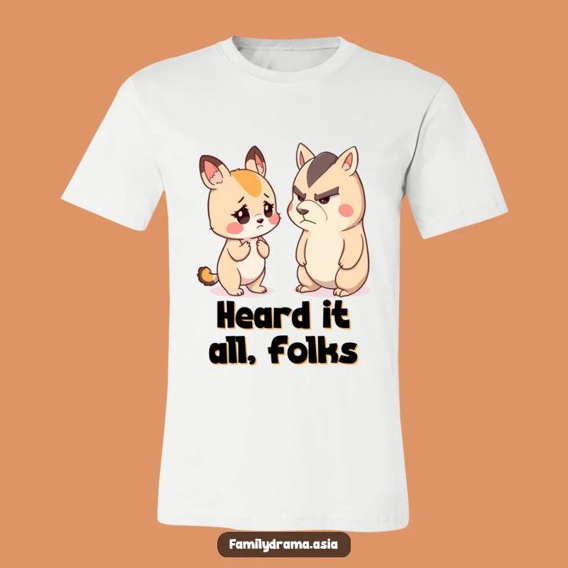 Funny Stern Talk T-Shirt: Wear the Humor of Worried Critters, A Funny Tee